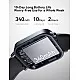 Joyroom FW12 Small R-FT3 Pro Smart Watch IP 68 Waterproof Answer/Make Call, Supports the Arabic language,Fitness Tracker Heart Rate Monitor, Black