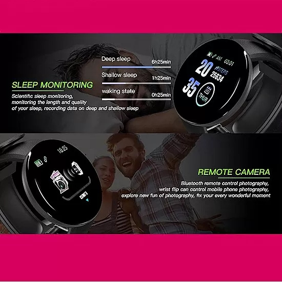 LIXIAO Smart Watch Fitness Watch for Men Woman Activity Tracker with Heart Rate Blood Pressure Monitor IP65 Waterproof Bluetooth Smartwatch Touch Screen Sports Watch for Android iOS Phones