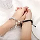 Agate Beaded Couples Matching Bracelets Magnetic Mutual Attraction Charm Bracelet Jewelry for Lover Women Mens,Vows of Eternal Love Jewlery Gift Set Friendship SUMMER LOVE, 8mm Bead&adjustable, Agate,