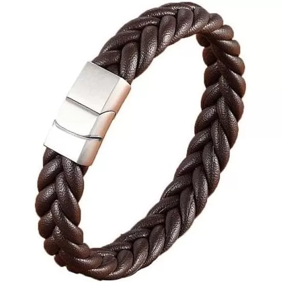 Leather Bracelet cuff Bracelets Weave Bandage Black Leather Bracelets For Men Dark Brown Novelty Brand Charm Bracelet Bangles