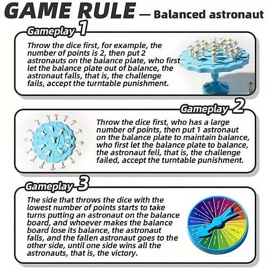 Astronaut Balance Game Balance Tree Astronaut Board Game Space Balance Balance Game Balance Puzzle Kids Intelligence Development