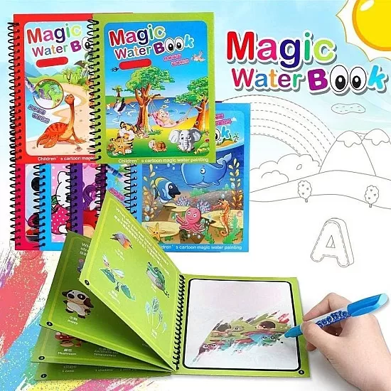 Shop Quality Products and Exclusive Deals in Egypt at City Mart Dreamons  link kids magic water colouring book (pack of 5 books) unlimited fun with  water wow! aqua doodle coloring drawing reusable