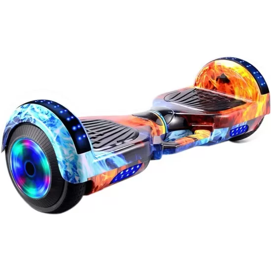 PRO SYSTEM AUDIOTEK CENTURFIT Electric Hoverboard with Led Lights Two Wheels Electric Skateboard Hoverboard Self Balancing with Bluetooth Connection Electric Skateboard for Kids Multicolor