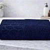 Burak Soft Linen Luxury 1 Piece, Bath Towels (140 x 70 cm), 100% Cotton Towels. (Navy Blue, 140 * 70 CM)