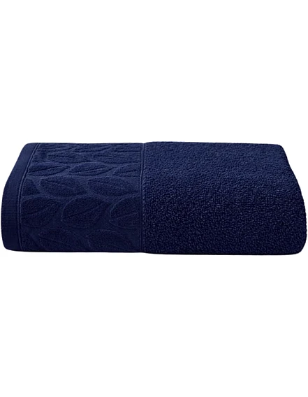 Burak Soft Linen Luxury 1 Piece, Bath Towels (140 x 70 cm), 100% Cotton Towels. (Navy Blue, 140 * 70 CM)