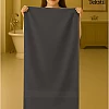 Burak Tekstil 1-Piece Towel, 100% Cotton, Bath Towel (140x70 cm), Ultra Soft, Highly Absorbent (Gray, Bath Towel 140 * 70 cm)