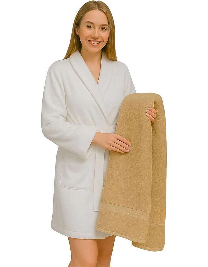 Burak Tekstil 1-Piece Towel, 100% Cotton, Bath Towel (140x70 cm), Ultra Soft, Highly Absorbent (Gray, Bath Towel 140 * 70 cm)