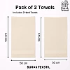 Burak Tekstil 2-Pieces Towel, 100% Cotton, Hand Towel 100 * 50 cm (Off-White, Hand Towel (100 * 50 cm))