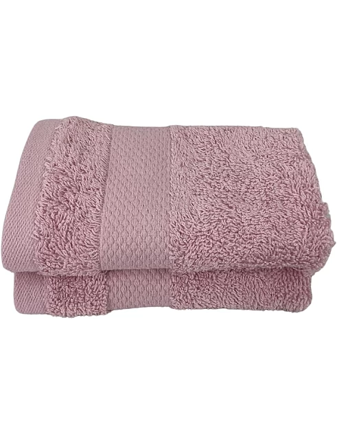 Burak Tekstil 2-Pieces Towel, 100% Cotton, Hand Towel 100 * 50 cm (Off-White, Hand Towel (100 * 50 cm))