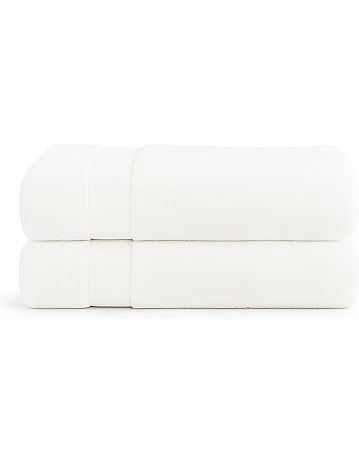 Burak Tekstil 2-Pieces Towel, 100% Cotton, Hand Towel 100 * 50 cm (Off-White, Hand Towel (100 * 50 cm))