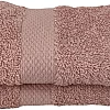 Burak Tekstil 2-Pieces Towel, 100% Cotton, Hand Towel 100 * 50 cm (Purple, Hand Towel (100 * 50 cm))