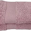 Burak Tekstil 2-Pieces Towels, 100% Cotton, Hand Towel 100 * 50 cm (Barn Red, Hand Towel (100 * 50 cm))