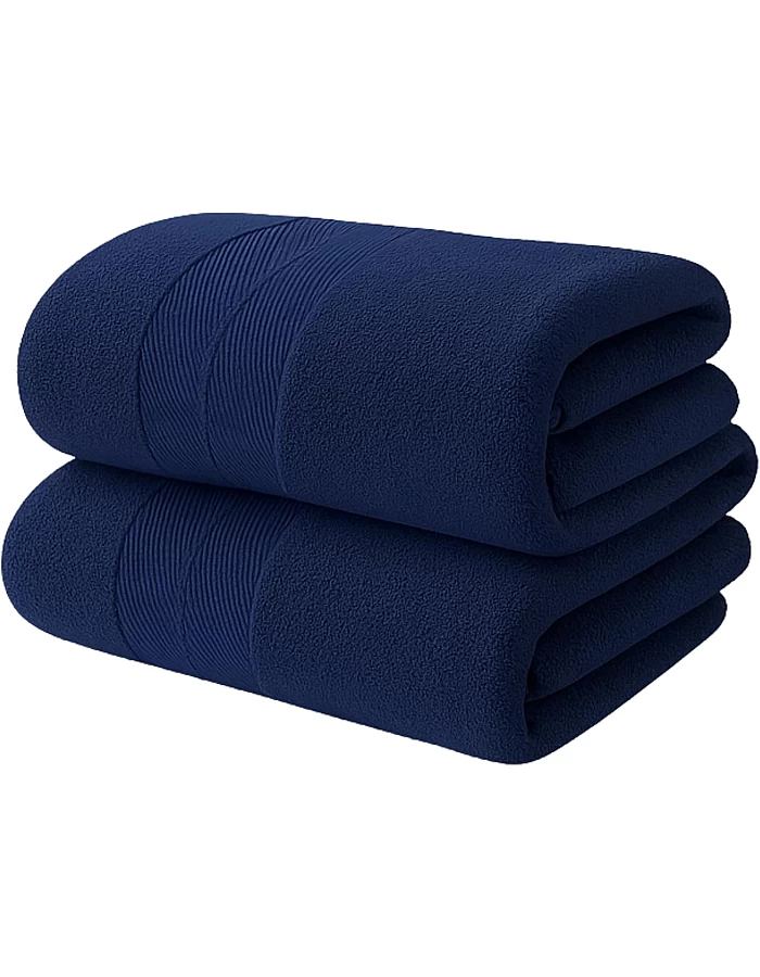 Burak Tekstil 2-Pieces Towels, 100% Cotton, Hand Towel 100 * 50 cm (Barn Red, Hand Towel (100 * 50 cm))