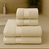 Burak Tekstil Cotton Towel Set, 4 Pieces, Bath Towel 170 x 40 cm, Hand Towel 100 x 50 cm, Face Towel 30 x 30 cm (Kashmere, 2 Bath Towels 2 Face Towels)