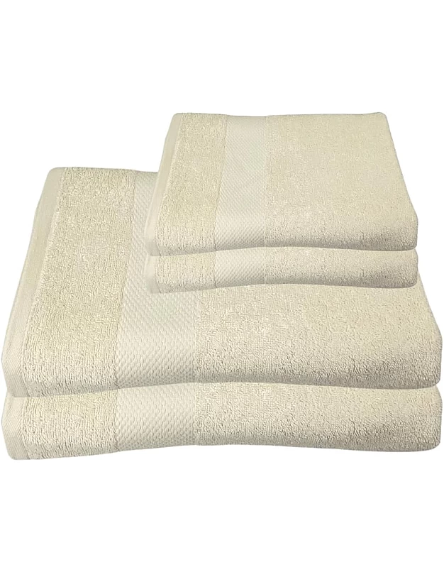 Burak Tekstil Cotton Towel Set, 4 Pieces of Face Towel 30 x 30 cm, Ultra Soft, Highly Absorbent (Gray, 4 Face Towels (30 x 30))