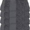 Burak Tekstil Cotton Towel Set, 4 Pieces of Face Towel 30 x 30 cm, Ultra Soft, Highly Absorbent (Gray, 4 Face Towels (30 x 30))