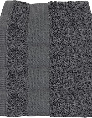 Burak Tekstil Cotton Towel Set, 4 Pieces of Face Towel 30 x 30 cm, Ultra Soft, Highly Absorbent (Gray, 4 Face Towels (30 x 30))