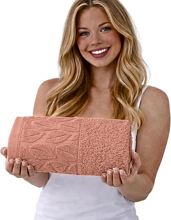 Burak Tekstil Soft Linen Luxury 1 Piece, Bath Towels (100 x 50 cm), 100% Cotton Towels (Cashmere, 100 * 50 CM)