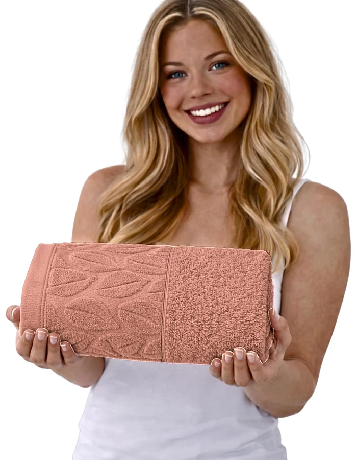 Burak Tekstil Soft Linen Luxury 1 Piece, Bath Towels (100 x 50 cm), 100% Cotton Towels (Cashmere, 100 * 50 CM)