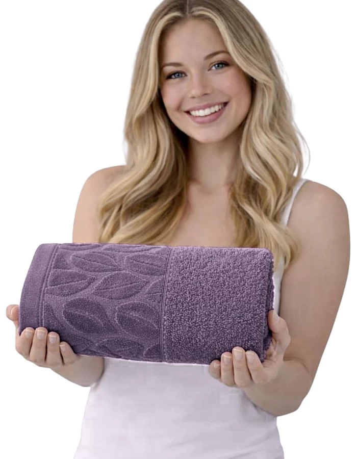 Burak Tekstil Soft Linen Luxury 1 Piece, Bath Towels (100 x 50 cm), 100% Cotton Towels (Cashmere, 100 * 50 CM)