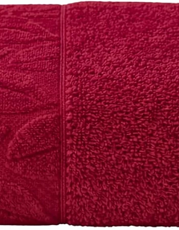 Burak Tekstil Soft Linen Luxury 1 Piece, Bath Towels (140 x 70 cm), 100% Cotton Towels. (Burn Red, 140 * 70 CM)