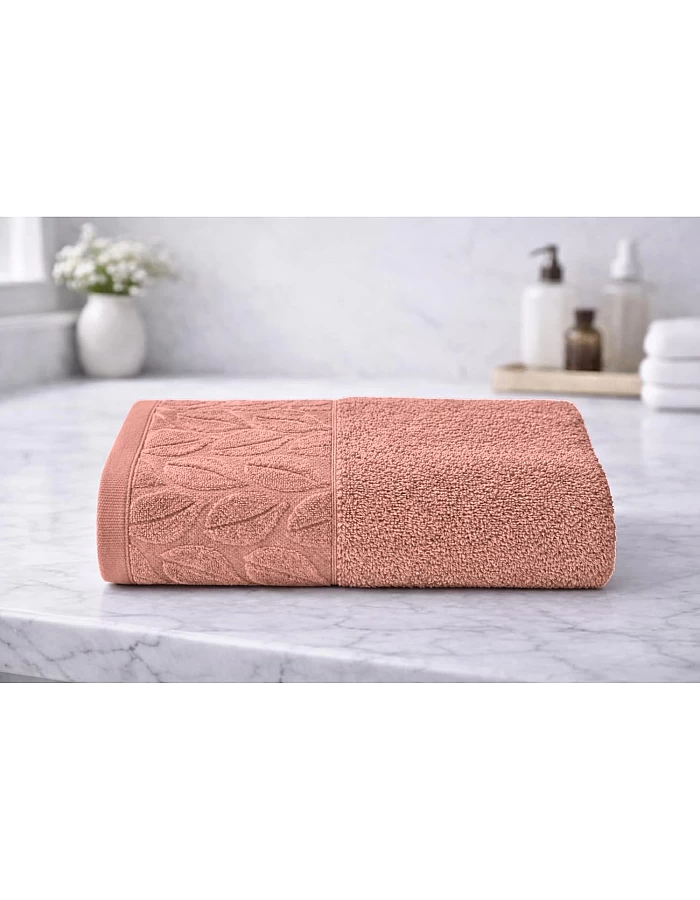Burak Tekstil Soft Linen Luxury 1 Piece, Bath Towels (140 x 70 cm), 100% Cotton Towels. (Cashmere, 140 * 70 CM)