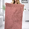 Burak Tekstil Soft Linen Luxury 1 Piece, Bath Towels (140 x 70 cm), 100% Cotton Towels. (Cashmere, 140 * 70 CM)