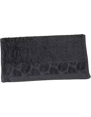 Burak Tekstil Soft Linen Luxury 1 Piece, Bath Towels (30 x 30 cm), 100% Cotton Towels (Silver, 30 * 30 CM)