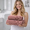 Burak Tekstil Supreme Egyptian Cotton Bath Towel Set – 2 Piece Set of 2 Large Bath Towels (140 X 70 cm), Ultra Soft, Highly Absorbent, Made in Egypt (Kashmere)