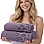 Burak Tekstil Supreme Egyptian Cotton Bath Towel Set – 2 Piece Set of 2 Large Bath Towels (140 X 70 cm), Ultra Soft, Highly Absorbent, Made in Egypt (Mauve)