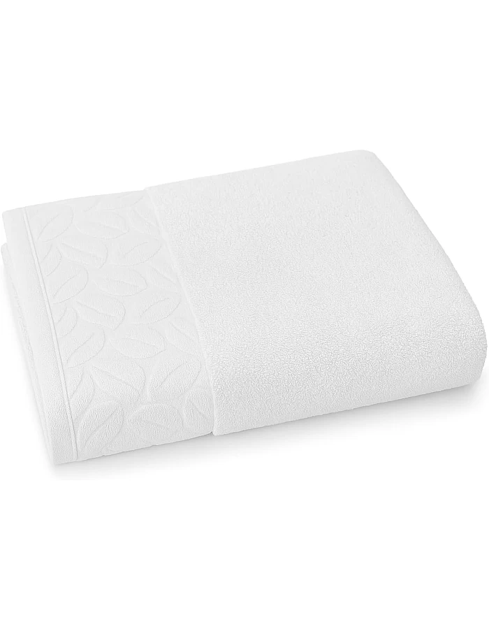 Egyptian Cotton Face Towel – 100% Pure Cotton, From Sol Suave, 1-Piece Set, Soft & Absorbent, Leaf Jacquard Border (30 * 30 CM))