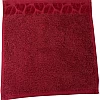 Egyptian Cotton Face Towel – 100% Pure Cotton, From Sol Suave, 1-Piece Set, Soft & Absorbent, Leaf Jacquard Border (30 * 30 CM))