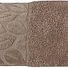Egyptian Cotton Hand Towel from Sol Suave, 100% Cotton, Multiple Sizes and Colours, Set of 1, with leaf jacquard border (Beige, Hand Towel (50 * 100 CM))