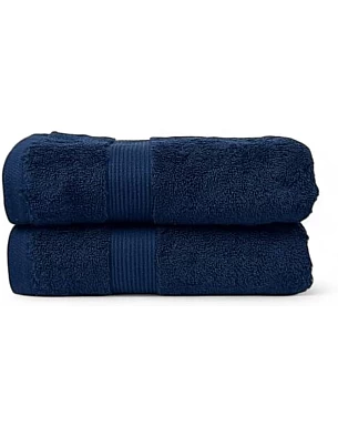 Home of Linen – Move In Bundle (8 Pieces) – 4 Face (33x33 cm), 2 Hand (50x100 cm), 2 Bath (70x140 cm) – 100% Egyptian Cotton – 600 GSM – Baby Blue