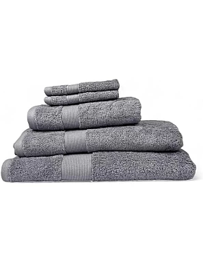 Home of Linen – Move In Bundle (8 Pieces) – 4 Face (33x33 cm), 2 Hand (50x100 cm), 2 Bath (70x140 cm) – 100% Egyptian Cotton – 600 GSM – Baby Blue