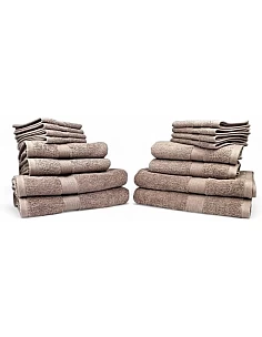 Home of Linen – Move In Bundle (8 Pieces) – 4 Face (33x33 cm), 2 Hand (50x100 cm), 2 Bath (70x140 cm) – 100% Egyptian Cotton – 600 GSM – Baby Blue