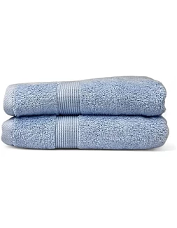 Home of Linen – Move In Bundle (8 Pieces) – 4 Face (33x33 cm), 2 Hand (50x100 cm), 2 Bath (70x140 cm) – 100% Egyptian Cotton – 600 GSM – Baby Blue