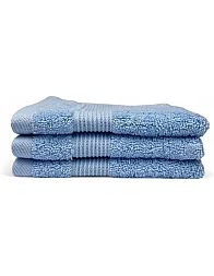 Home of Linen – Move In Bundle (8 Pieces) – 4 Face (33x33 cm), 2 Hand (50x100 cm), 2 Bath (70x140 cm) – 100% Egyptian Cotton – 600 GSM – Baby Blue