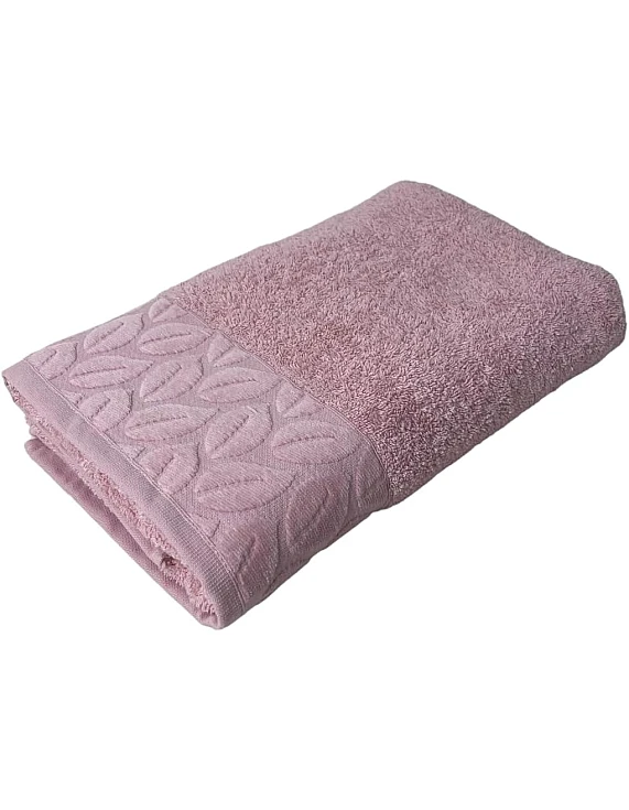 Linen Luxury 1 Piece towel, Bath towel (140x70cm) 100% Cotton, Highly Absorbent Towel (Rose, Bath Towel (140x70 cm))