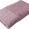 Linen Luxury 1 Piece towel, Bath towel (140x70cm) 100% Cotton, Highly Absorbent Towel (Rose, Bath Towel (140x70 cm))