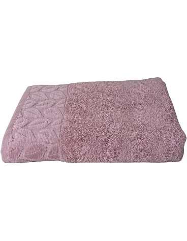 Linen Luxury 1 Piece towel, Bath towel (140x70cm) 100% Cotton, Highly Absorbent Towel (Rose, Bath Towel (140x70 cm))