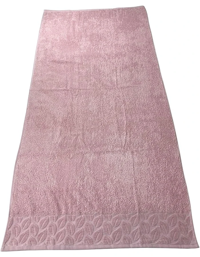 Linen Luxury 1 Piece towel, Bath towel (140x70cm) 100% Cotton, Highly Absorbent Towel (Rose, Bath Towel (140x70 cm))