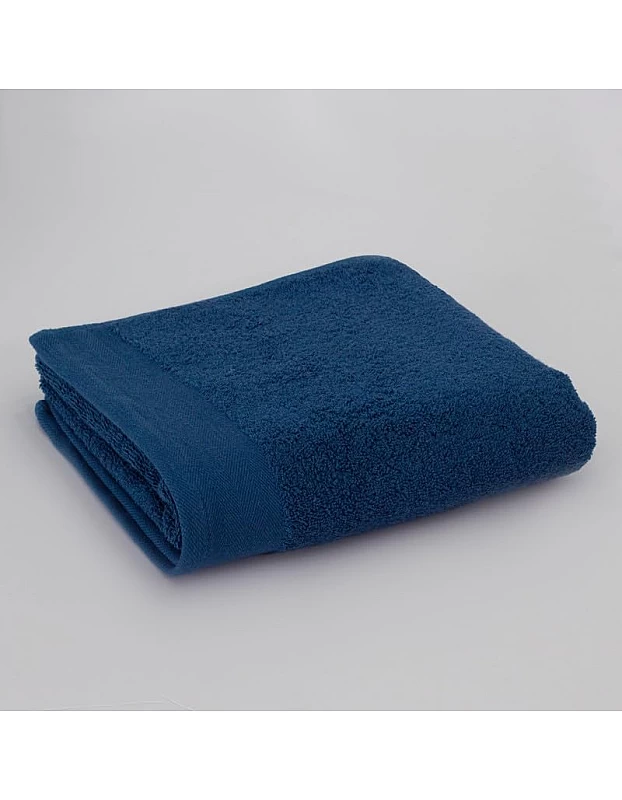 MODA HOME Hotel Bath Towels, 140 X 70 Cm, One Piece, Wide Edges, 100% Egyptian Cotton, 600 Grams Baby Blue