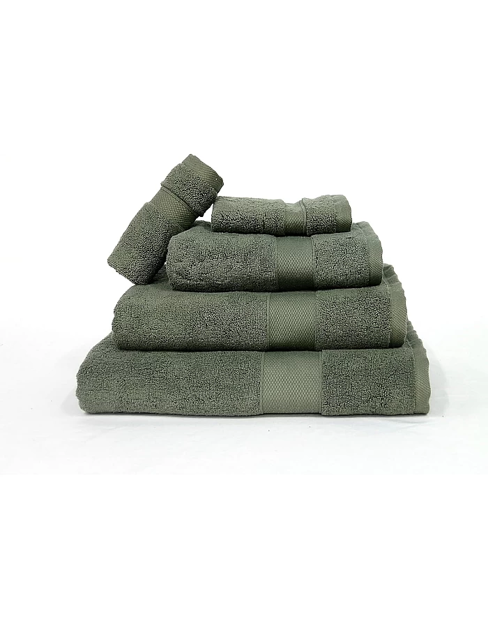 Premium Quality Cotton Bath Towel Set, Pack of 5 Pieces (Different Sizes), Ribbed Design Ultra Soft and Highly Absorbent Towels, Ideal for Hotel, Spa and Everyday Bathroom Use (Off White)