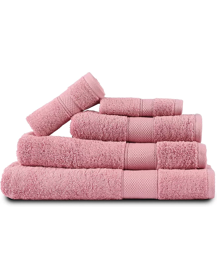 Premium Quality Cotton Bath Towel Set, Pack of 5 Pieces (Different Sizes), Ribbed Design Ultra Soft and Highly Absorbent Towels, Ideal for Hotel, Spa and Everyday Bathroom Use (Off White)