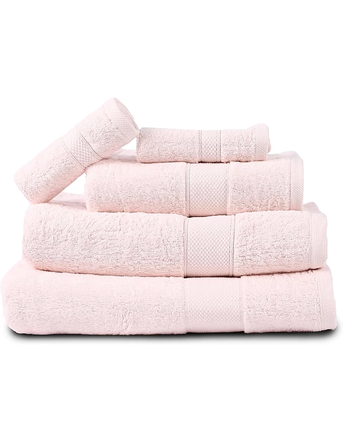 Premium Quality Cotton Bath Towel Set, Pack of 5 Pieces (Different Sizes), Ribbed Design Ultra Soft and Highly Absorbent Towels, Ideal for Hotel, Spa and Everyday Bathroom Use (Off White)