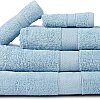 Premium Quality Cotton Bath Towel Set, Pack of 5 Pieces (Different Sizes), Ribbed Design Ultra Soft and Highly Absorbent Towels, Ideal for Hotel, Spa and Everyday Bathroom Use (Off White)