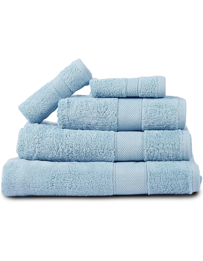 Premium Quality Cotton Bath Towel Set, Pack of 5 Pieces (Different Sizes), Ribbed Design Ultra Soft and Highly Absorbent Towels, Ideal for Hotel, Spa and Everyday Bathroom Use (Off White)