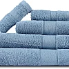 Premium Quality Cotton Bath Towel Set, Pack of 5 Pieces (Different Sizes), Ribbed Design Ultra Soft and Highly Absorbent Towels, Ideal for Hotel, Spa and Everyday Bathroom Use (Petroleum)