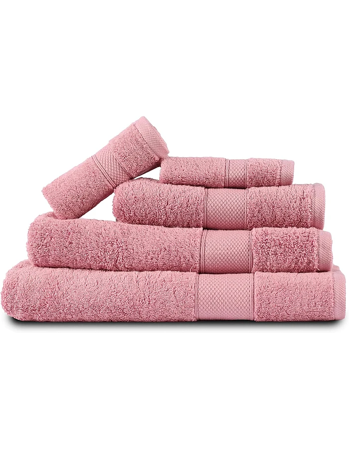 Premium Quality Cotton Bath Towel Set, Pack of 5 Pieces (Different Sizes), Ribbed Design Ultra Soft and Highly Absorbent Towels, Ideal for Hotel, Spa and Everyday Bathroom Use (Petroleum)
